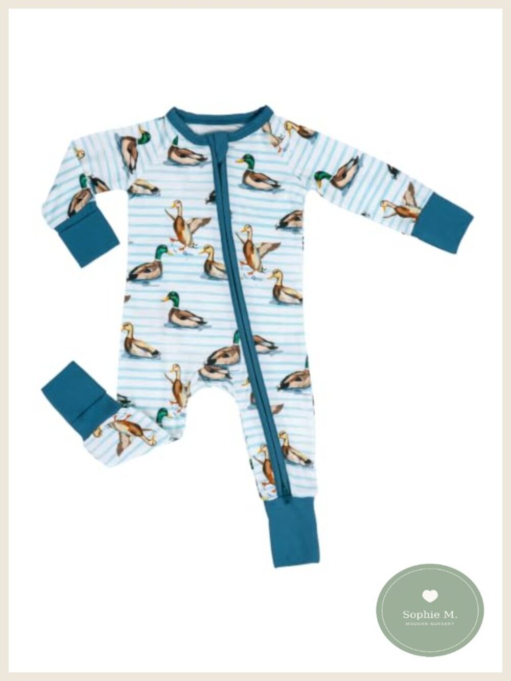 Baby Viscose from Bamboo Zipper Sleeper Convertible Mittens Footies